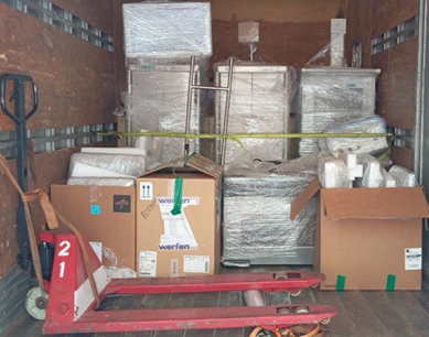 Protección de sitios en maniobras - hospitales, oficinas y centros de distribución